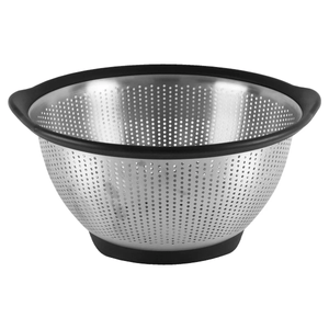 KitchenAid 5 Quart Colander Stainless Steel Black Rim