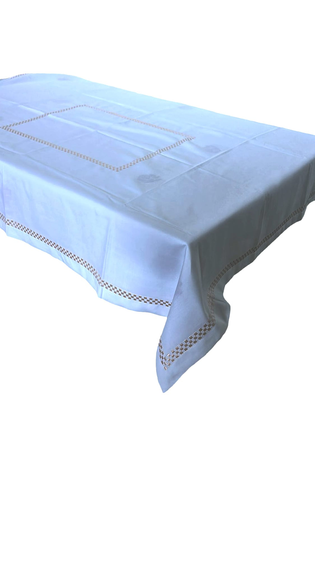 Kenzie Tablecloth Pink Edge