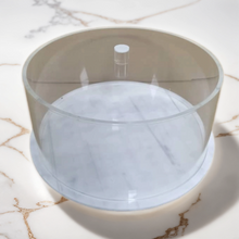 Load image into Gallery viewer, New Round Cake Dome 10.5 Inch-White Marble
