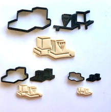 Load image into Gallery viewer, Jewish Tefillin Cookie Cutter 2pc SET, 3 sizes - 2.5&quot;
