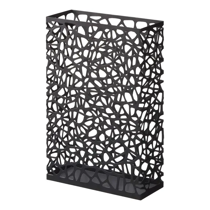 6324 Nest Umbrella Stand - Steel - Rectangle Black