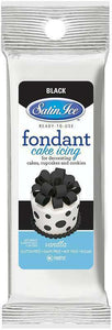 4.04 oz Black Fondant