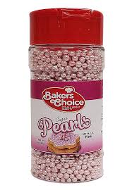 Sugar Pearls Metallic Pink