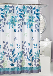 Moda Vines and Leaves Fabric Shower Curtain "Patience