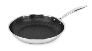 9.5″ NON STICK SS FRYING PAN -3-PLY SCRATCH RESISTANT