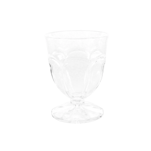 4163800 Retro Goblet Small Clear Acrylic