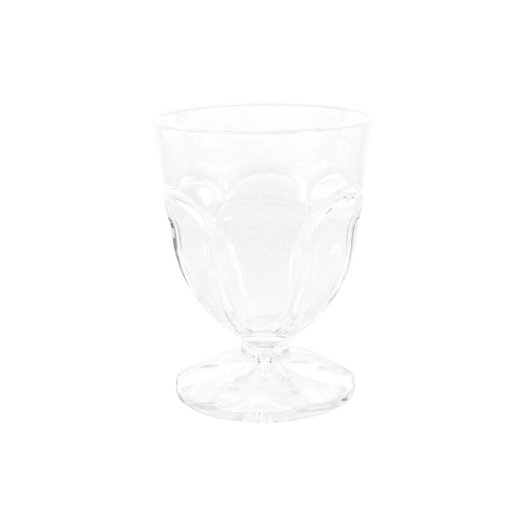 4163800 Retro Goblet Small Clear Acrylic