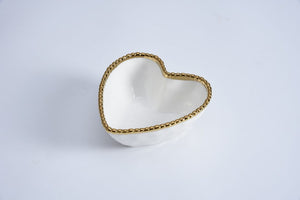 CER2639WG Heart Bowl, White Gold