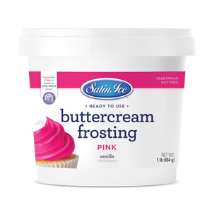 Pink RTU Buttercream Frosting - 1lb - Pail