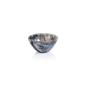 IN-7994 Krone Resin Petite Bowl - Black, White, Clear