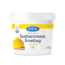 Yellow RTU Buttercream Frosting - 1lb - Pail