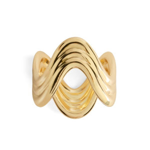 NJ5111 RIPPLE NAPKIN RINGS (SET OF 4)