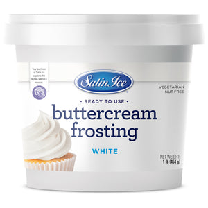 White RTU Buttercream Frosting - 1lb - Pail