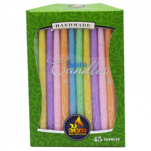 45pk. Pastel Chanukah Candles