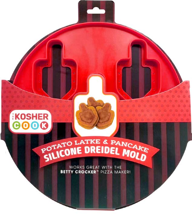 Silcone Dreidel Latkes Mold