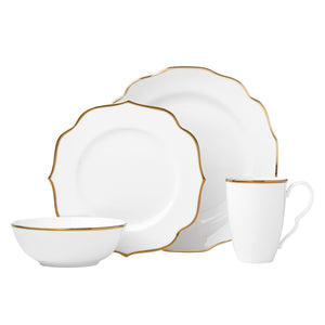 Lenox Contempo Luxe Gold Dinnerware Service For 4