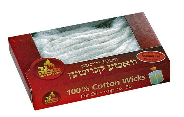 50pk. 100% Cotton Wicks