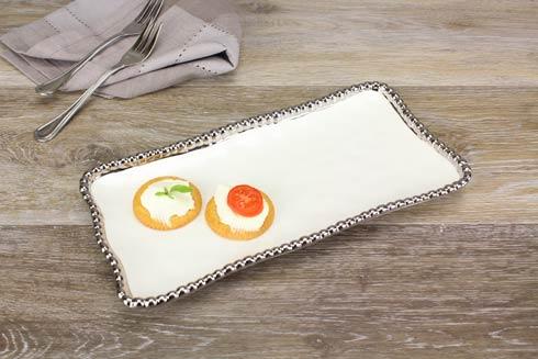 CER-2431-W Pampa Bay Small Rectangular Tray