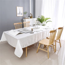 Load image into Gallery viewer, TC1333-70144Tablecloth Jacquard TC1333 - White Silver Rays 70144
