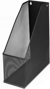 Mesh Steel Black Magazine File Holder Black 2259