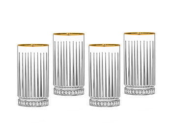 28276 AVENUE HB WITH GOLD RIM Set Of 4