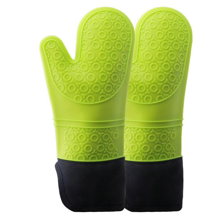 Cherle Green Silicone Oven Mitt