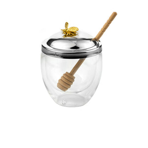 96420 Double Wall Honey Dish - Bee