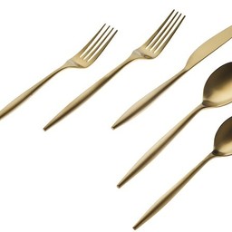 84211 18/10 MILANO MATTE GOLD 20PC