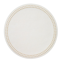 Load image into Gallery viewer, Pearls Ant. White/ Gold Mats
