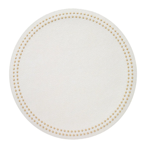 Pearls Ant. White/ Gold Mats