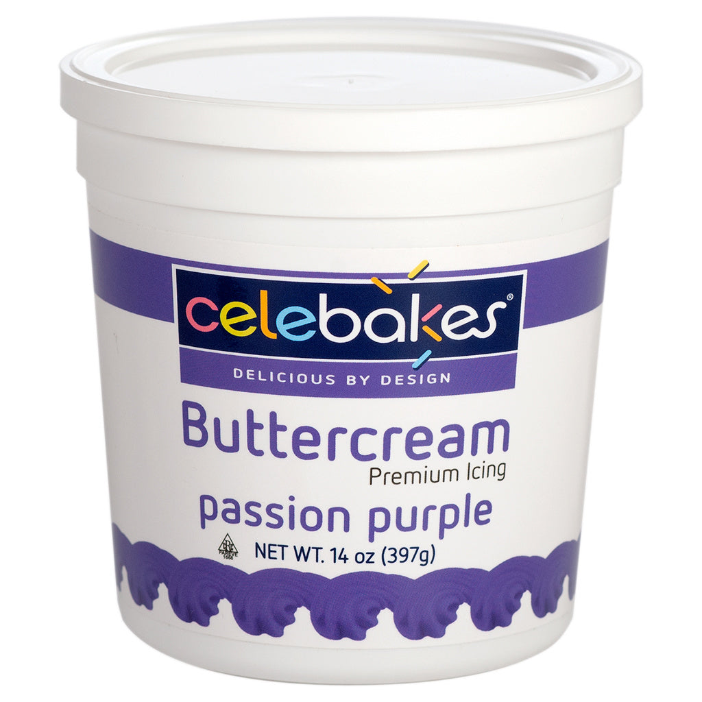 Celebakes Passion Purple Buttercream Icing, 14 oz.