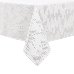 Velvet TC1401- White Dotted Silver Foil Print. DIS