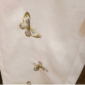 DRG-70x120 SPILL-PROOF METALIIC BUTTERFLY/DRAGONFLY TABLECLOTH