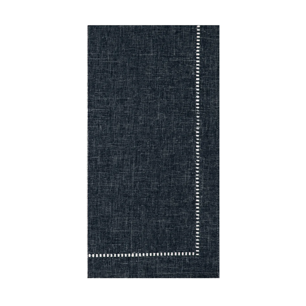 LINEN LOOK NAPKIN S4 NAVY