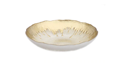 CSB2311 Gold Dipped Salad Bowl - 11.75