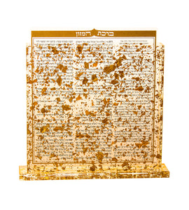 1626-FG Bencher Holder Lucite  Gold Flakes