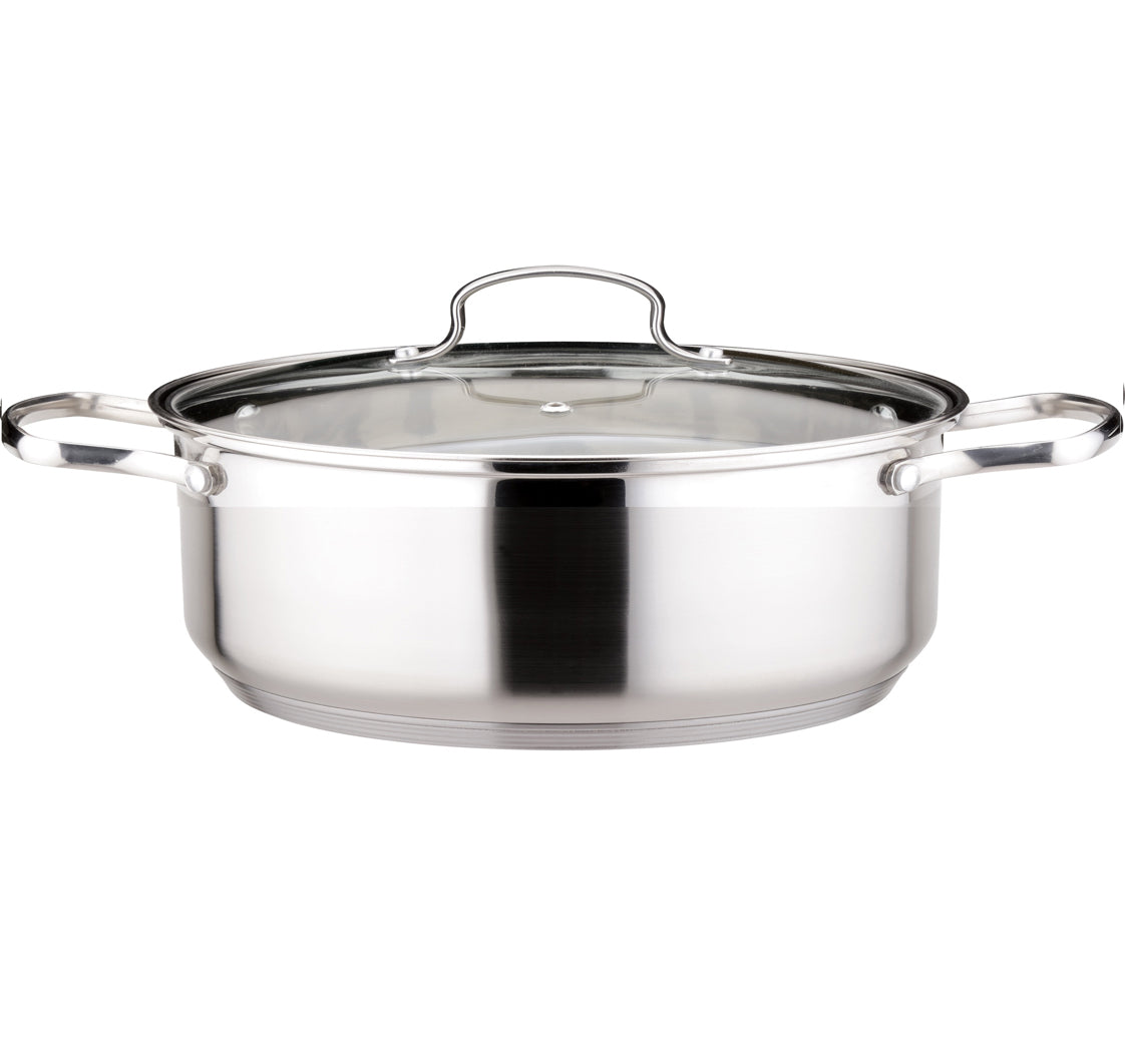 Le Stockpot -Low Casserole 13.5''/13Qt – The Westview Shop