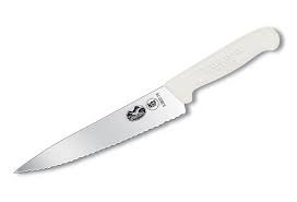 Victorinox - Fibrox Pro Chef Serrated Knife, 6 In, White -