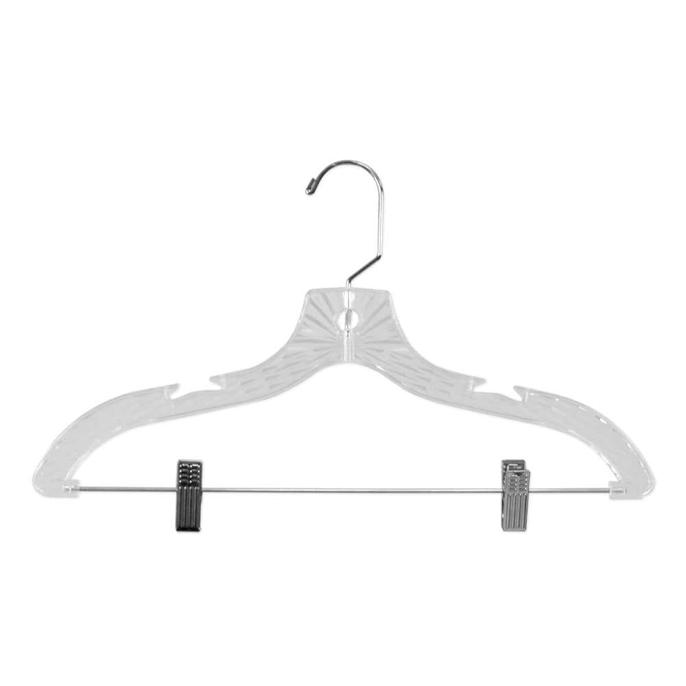 Quality Hangers - 5 Pc Crystal Shirt Hangers 17