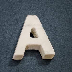 70055 White Marble Letter A