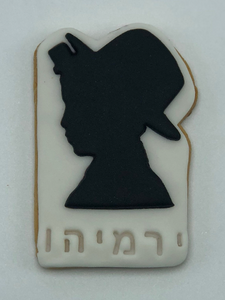 Bar Mitzvah Boy Tefillin Black Hat Jewish Fondant/Cookie Cutter 2pc SET - 2pc SET