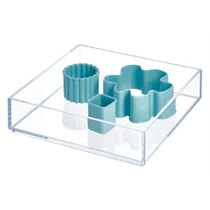 Clarity Drawer Organizer 8" x 8" x 2" Clear