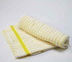 Yellow Checkered Dish Towel