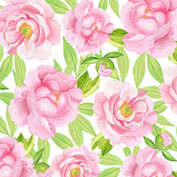 Pink Peony Charger - (SQUARE)