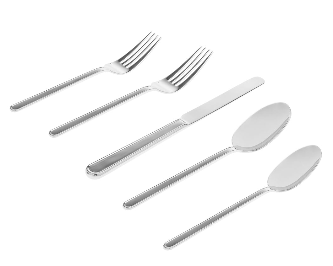 84199 RAIL Mirror Flatware Service For 4