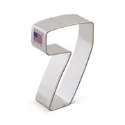 3'' Number 7 Cookie Cutter