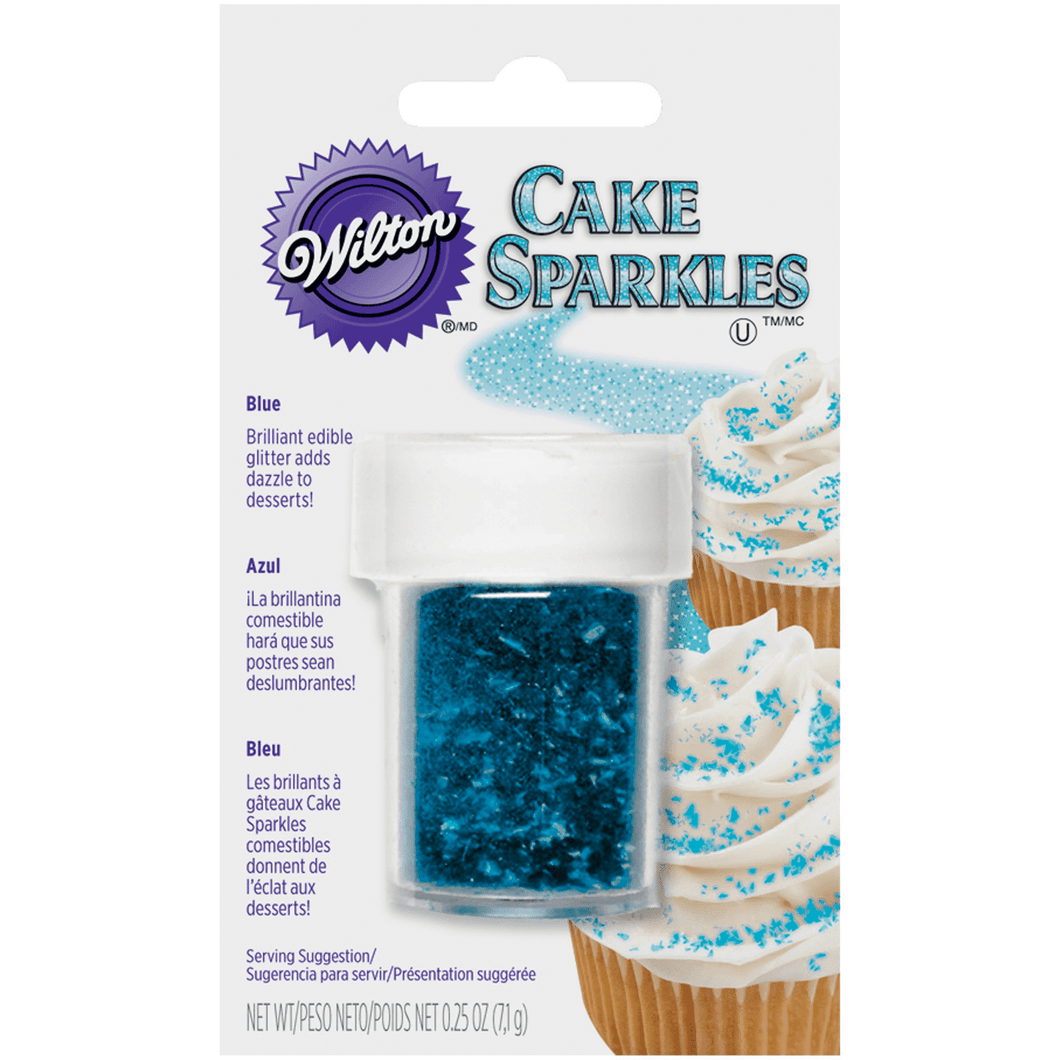 BLUE CAKE SPARKLES