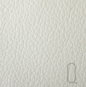 MONOGRAM LEATHER WHITE CHARGER - O