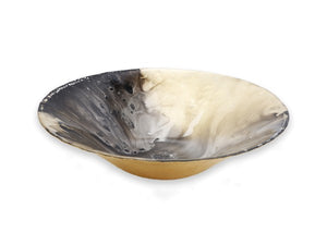 CSB2319 Gold Marbelized Salad Bowl - 11.75"D