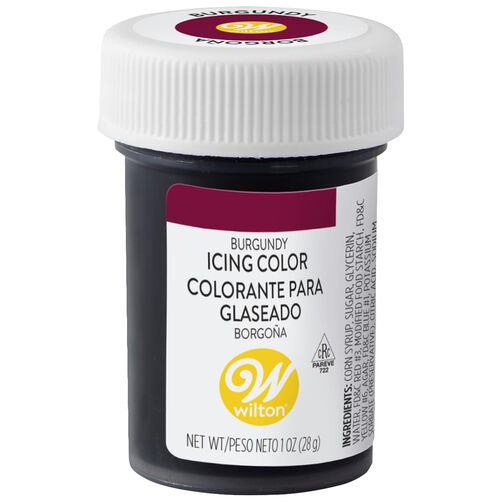 Wilton Burgundy Gel Food Coloring, 1 oz.